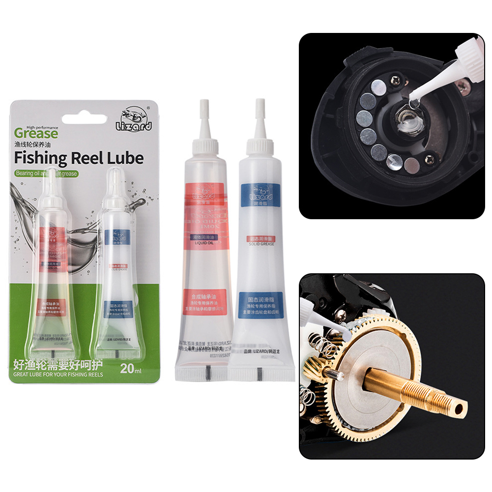 Reel Repair Kit - Smar do kołowrotka wędkarskiego Pielęgnacja kołowrotka