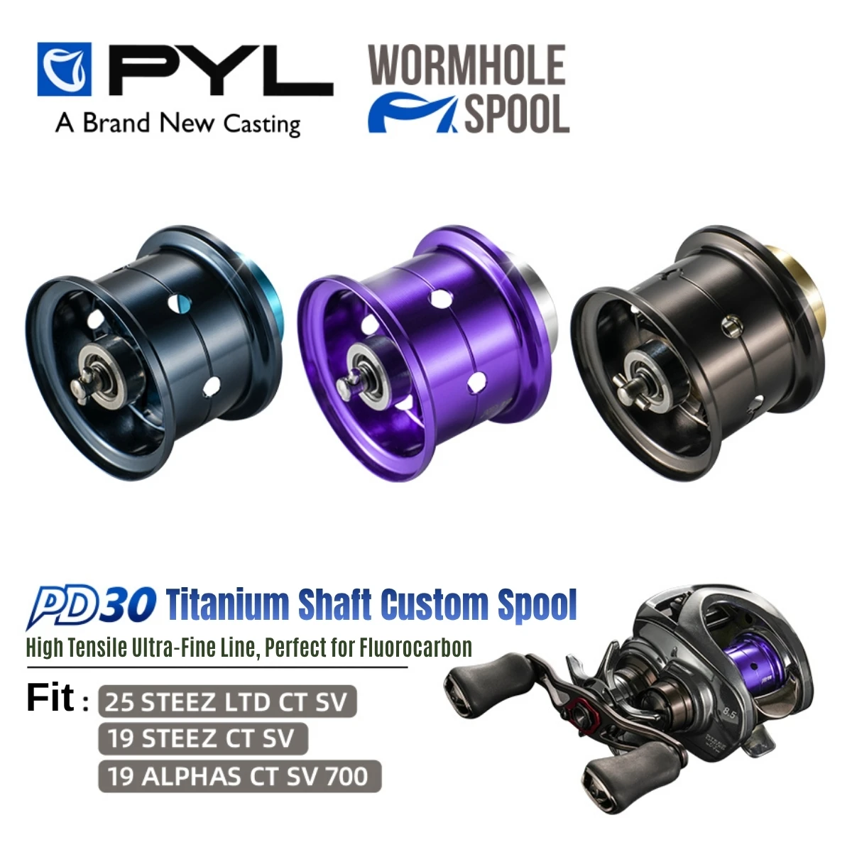 Szpula ulepszona PYL PD30 do D – Reel Spare Spool recenzja i cena